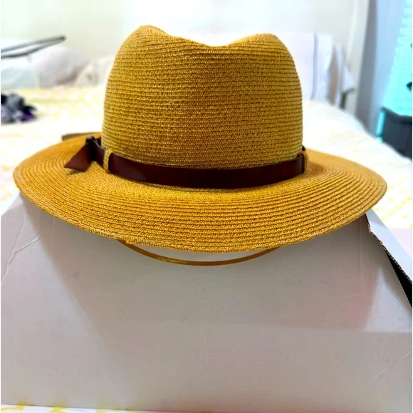 NWOT handwoven 100% Abaca (Manila hemp) Grevi-Dick Tracy hat “The Cary”- - Picture 2 of 15